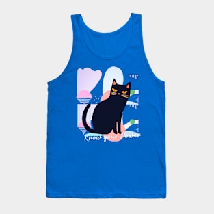 Black Cat Know your power Tank Top